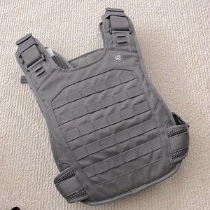 Mission Critical baby carrier tactical  gray. Like new